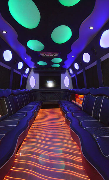 party bus interior