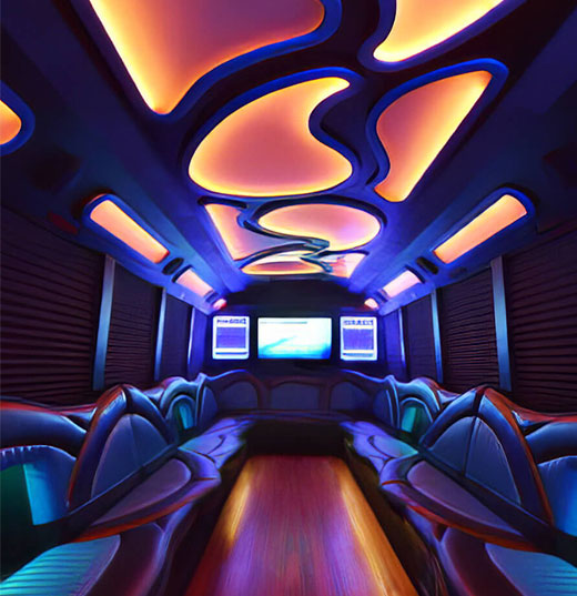 limo bus lounge