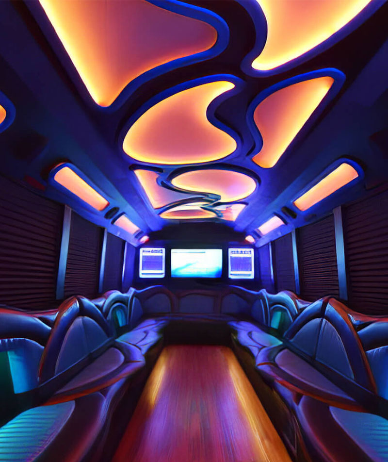 party bus interior